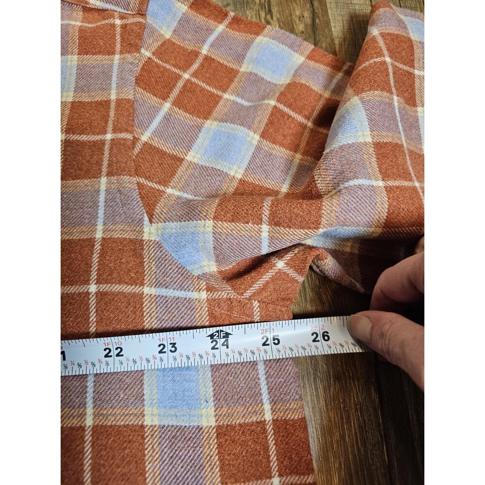 Bullock & Jones Plaid Flannel Button Down Men’s Size XL Made in Switzerland - Picture 5 of 6
